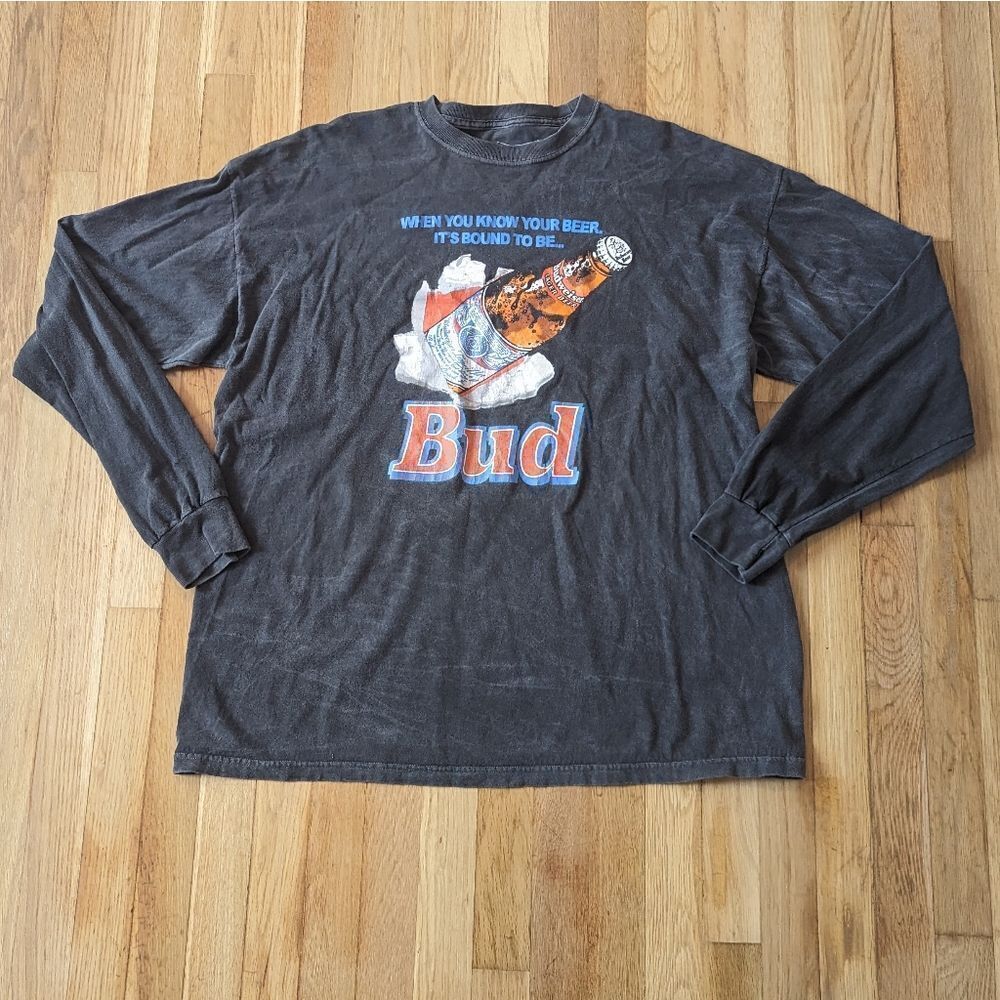 Budweiser Bud Long sleeve graphic t-shirt